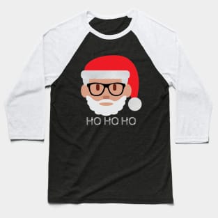 ho hipster Santa Claus ugly christmas Baseball T-Shirt